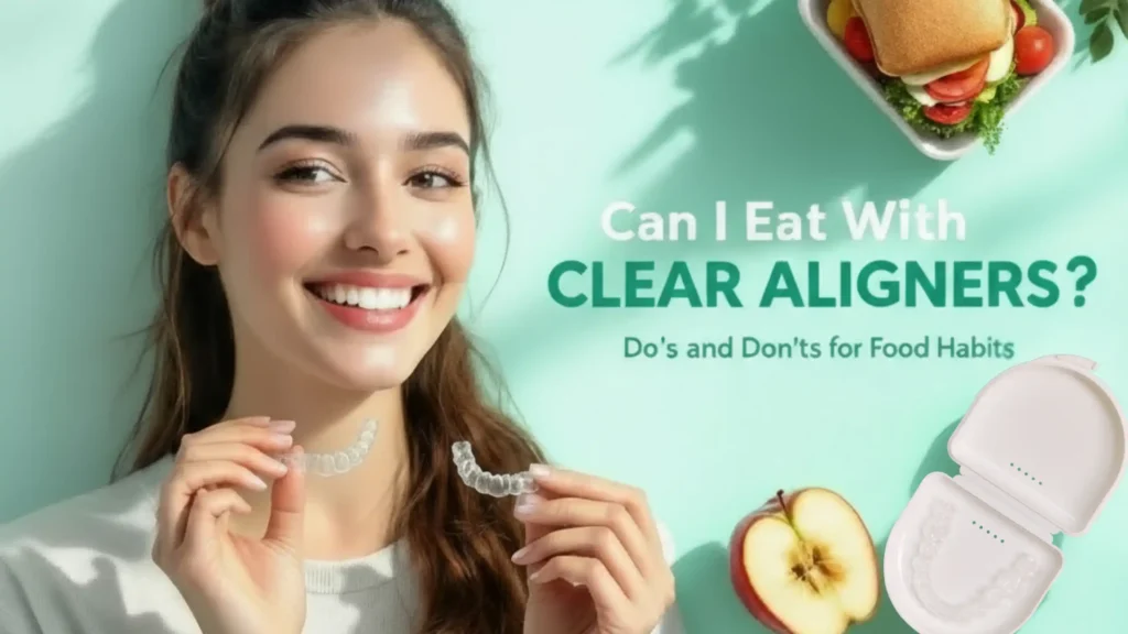 Can I Eat With Clear Aligners? Do's and Don'ts for food Habits.